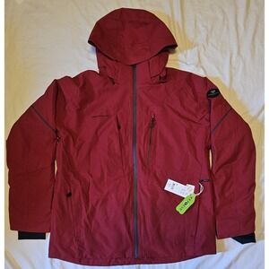 NWT Obermeyer Raze Jacket Rustic Red Size Large Snowboarding Sking Outdoors